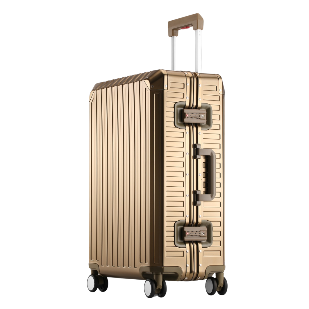 Rolling Carry on Luggage | Gold Carry on Luggage | VOYLO SUITCASES